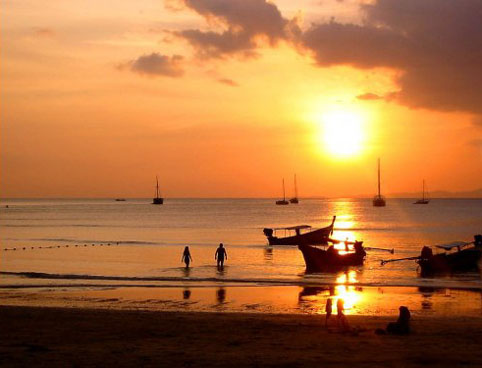 West Raily Thailand Beach