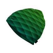 Дишаща, ветроустойчива и олекотена зимна шапка H.A.D. Brushed Eco Helix Green