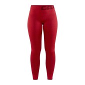 Еластичен и топъл дамски термо-клин Craft Warm Intensity Pants в червен цвят
