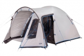 Двуслойна лека четириместна палатка High Peak Tessin 4 UV80 с голямо преддверие и 2 входа