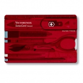 Швейцарско ножче-карта Victorinox SwissCard Ruby