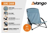 Здрав и нисък къмпинг стол Vango Dune със стоманена рамка