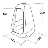 Саморазпъваща се шатра за баня и тоалетна Easy Camp Little Loo