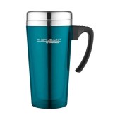 Двустенна термо чаша от неръждаема стомана Thermos Travel Mug Teal 0.42L Soft Touch