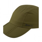 Бързосъхнеща лятна шапка Trekmates Burbage DRY, зелен цвят, сгъваема козирка и 5000 мм воден стълб